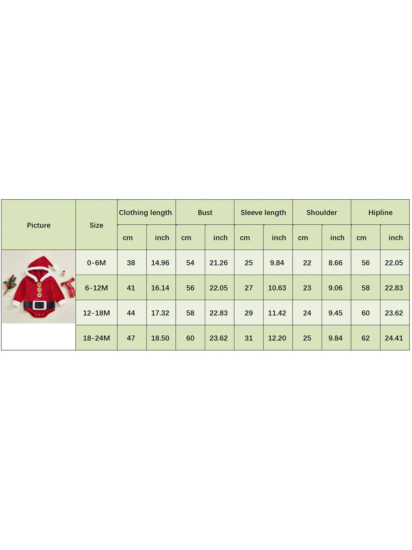 0-24M Infant Baby Red Christmas Rompers Fall Winter Cute Long Sleeve Plush Patchwork Hooded Jumpsuit for Girls Boys
